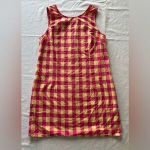Faded Glory Gingham Pattern Dress
